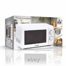 Daewoo 20 Litre Microwave 800W Easy Clean Defrost 6 Power Levels White