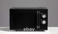 Daewoo 23L 800W Black Microwave with 6 Power Settings SDA2085, -N