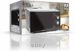 Daewoo 23L 800W Black Microwave with 6 Power Settings SDA2085, -N