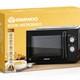 Daewoo 23l 800w Manual Microwave Black Extra-large Capacity