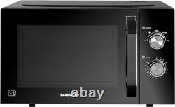 Daewoo 23L 800W Manual Microwave Black Extra-Large Capacity