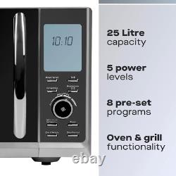 Daewoo 25L Digital Microwave 900W + 1950W Grill & Convection Oven Brand New