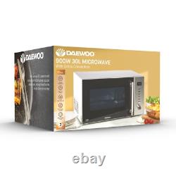 Daewoo 3-in-1 900W 30L Combi-Microwave Grill Convection Oven +8 AutoCook Presets