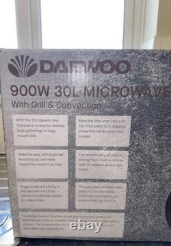 Daewoo 900W 30L Microwave with Grill & Convection Brand New (Boxed)