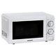 Daewoo Freestanding Microwave Oven Stainless Steel Cavity 20l 800w White Sda2075