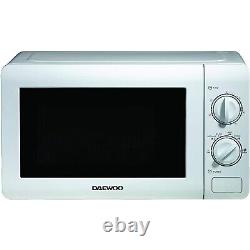 Daewoo Freestanding Microwave Oven Stainless Steel Cavity 20L 800W White SDA2075