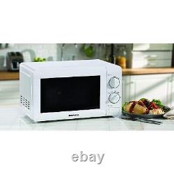 Daewoo Freestanding Microwave Oven Stainless Steel Cavity 20L 800W White SDA2075