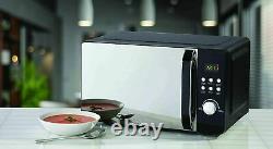 Daewoo Glace Noir 20L Digital Microwave, Kettle And 4 Slice Toaster Set