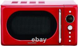 Daewoo KOR9LBKC Microwave Oven 20L 800W, Retro Design, 2 YEARS GUARANTEE