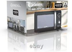 Daewoo Kensington Microwave Oven 20L Black 800W Digital 5 Power Levels Defrost