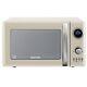 Daewoo Kensington Microwave Retro Cream 20l Digital Timer Defrost 5 Setting 800w