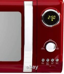 Daewoo Kensington SDA1656 Microwave 20L Digital Timer 5 Power Setting 800W Red
