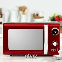 Daewoo Kensington SDA1656 Microwave 20L Digital Timer 5 Power Settings 800W Red