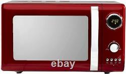 Daewoo Kensington SDA1656 Microwave 20L Digital Timer 5 Power Settings 800W Red