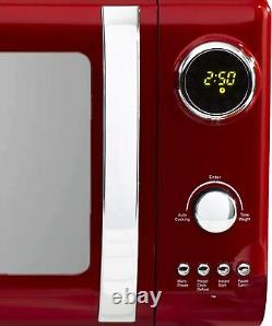 Daewoo Kensington SDA1656 Microwave 20L Digital Timer 5 Power Settings 800W Red