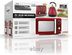 Daewoo Kensington SDA1656 Microwave 20L Digital Timer 5 Power Settings 800W Red