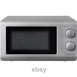 Daewoo Manual Microwave 20 Litres Defrost With 6 Power Settings 800W Silver