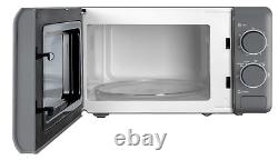 Daewoo Microwave 800W 20L With Defrost Energy Efficient Cooking Silver White