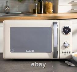 Daewoo Microwave Kensington 800W 20L Microwave Cream SDA1654GE 3 Year Warranty