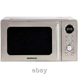Daewoo SDA2071 20L Freestanding Microwave with Grill Stainless Steel 700W Silver