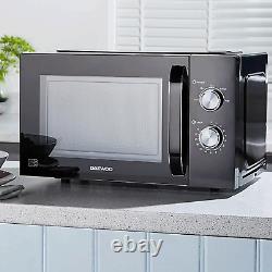 Daewoo Solo 800W Microwave Oven with Auto Defrost Function 23L Black SDA2085