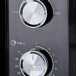 Daewoo Solo 800W Microwave Oven with Auto Defrost Function 23L Black SDA2085