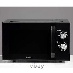Daewoo Solo 800W Microwave Oven with Auto Defrost Function 23L Black SDA2085