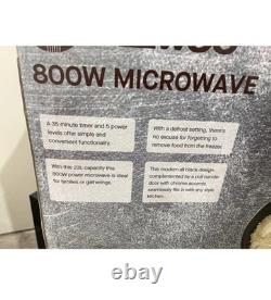 Daewoo Solo 800W Microwave Oven with Auto Defrost Function 23L Black SDA2085