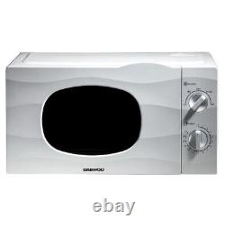 Daewoo White 20L 700W Microwave Oven 35 Minute Timer Dial, Auto Defrost -New