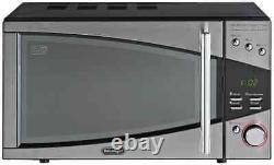 DeLonghi 800W Standard Microwave Stylish Door P80T5A Black And Silver New