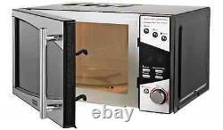 DeLonghi 800W Standard Microwave Stylish Door P80T5A Black And Silver New