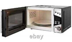 DeLonghi 800W Standard Microwave Stylish Door P80T5A Black And Silver New