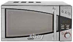 DeLonghi 800W Standard Microwave Stylish Door P80T5A Black And Silver New