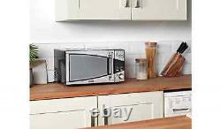 DeLonghi 800W Standard Microwave Stylish Door P80T5A Black And Silver New