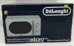 De'Longhi 20L Argento Flora 800W Standard Microwave P80H20LKJ- Sage Green USED