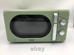 De'Longhi 20L Argento Flora 800W Standard Microwave P80H20LKJ- Sage Green USED