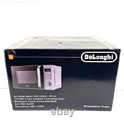 De'Longhi 23L 900w Combi Microwave White Brillante AC9P022DT-S00F Used Boxed