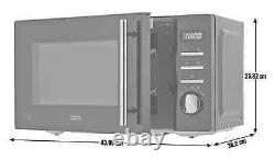 De'Longhi 800W 20L AM820CXC AM82 Standard Solo Microwave Oven Black