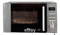 De'Longhi 800W 20L AM820CXC AM82 Standard Solo Microwave Oven Stainless Steel