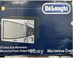 De'Longhi 800W Standard food reheat Microwave oven P80T5A Black & Silver
