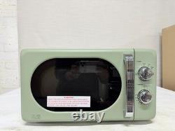 De'Longhi Argento Flora 800W Standard Microwave 20L Defrost Option Sage Green