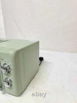 De'Longhi Argento Flora 800W Standard Microwave 20L Defrost Option Sage Green