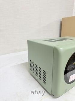 De'Longhi Argento Flora 800W Standard Microwave 20L Defrost Option Sage Green