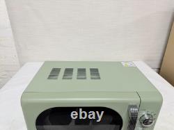 De'Longhi Argento Flora 800W Standard Microwave 20L Defrost Option Sage Green