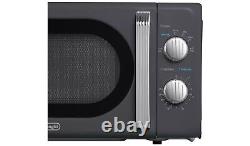 De'Longhi Argento Flora 800W Standard Microwave Hearty Winter Soup Minutes Grey