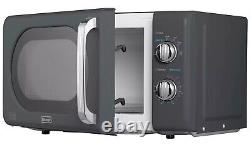 De'Longhi Argento Flora 800W Standard Microwave Hearty Winter Soup Minutes Grey