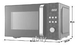 De'Longhi Brillante 23L 900W Standard Digital Microwave Oven AC9P022DT Black