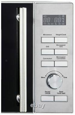 De'Longhi D90D 900-950W 25L Combination Microwave Stainless Steel