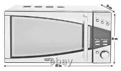 De'Longhi P80D20EL-T5AH 800W Microwave Oven 20L Black & Silver Standard Great