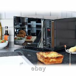 Digital Combination Microwave & Grill, 25 Litre, 900 W, Black, Igenix IG2590
